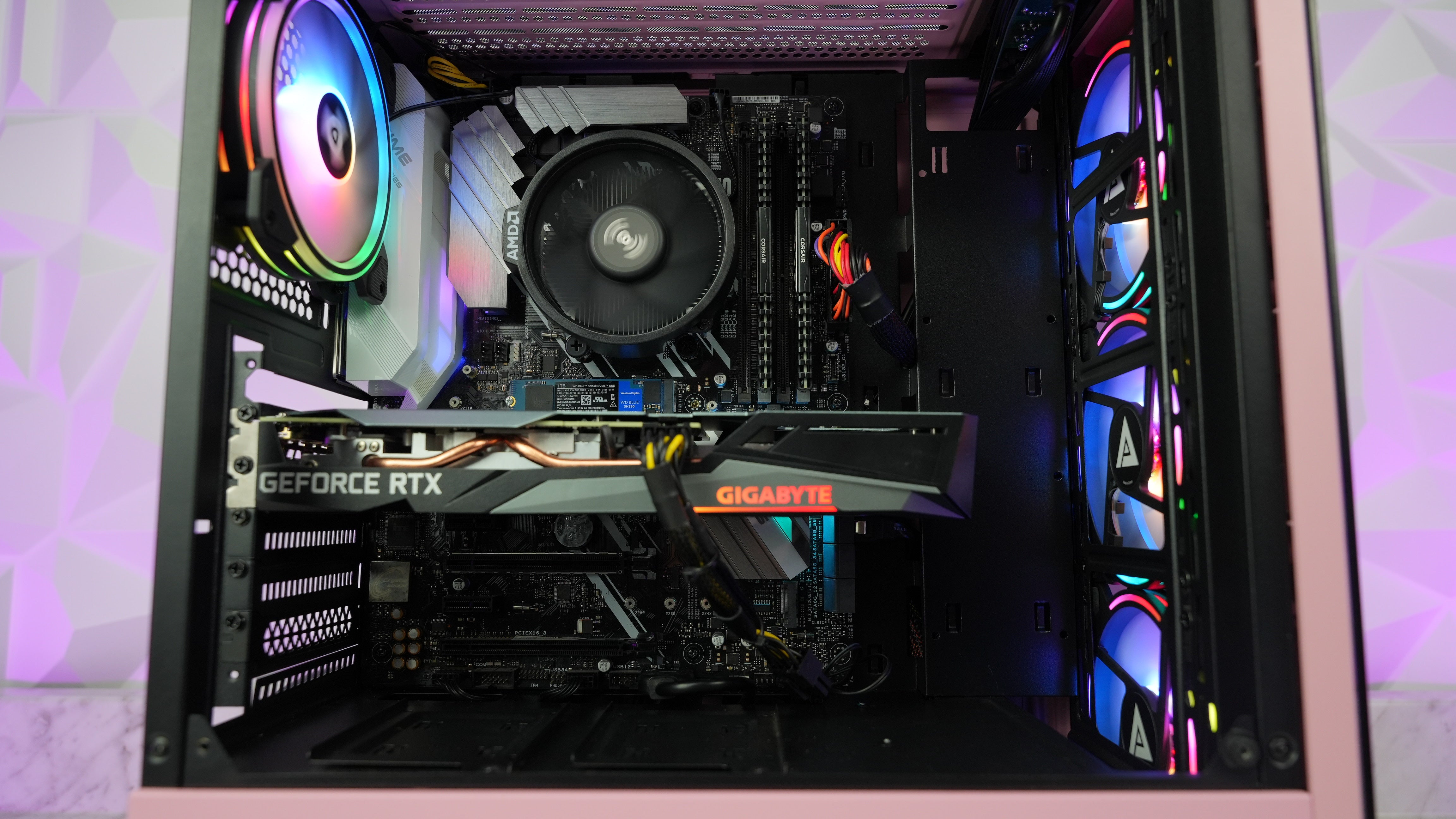 Ryzen 7 2700X + RTX 3050 Gaming PC (In Stock)