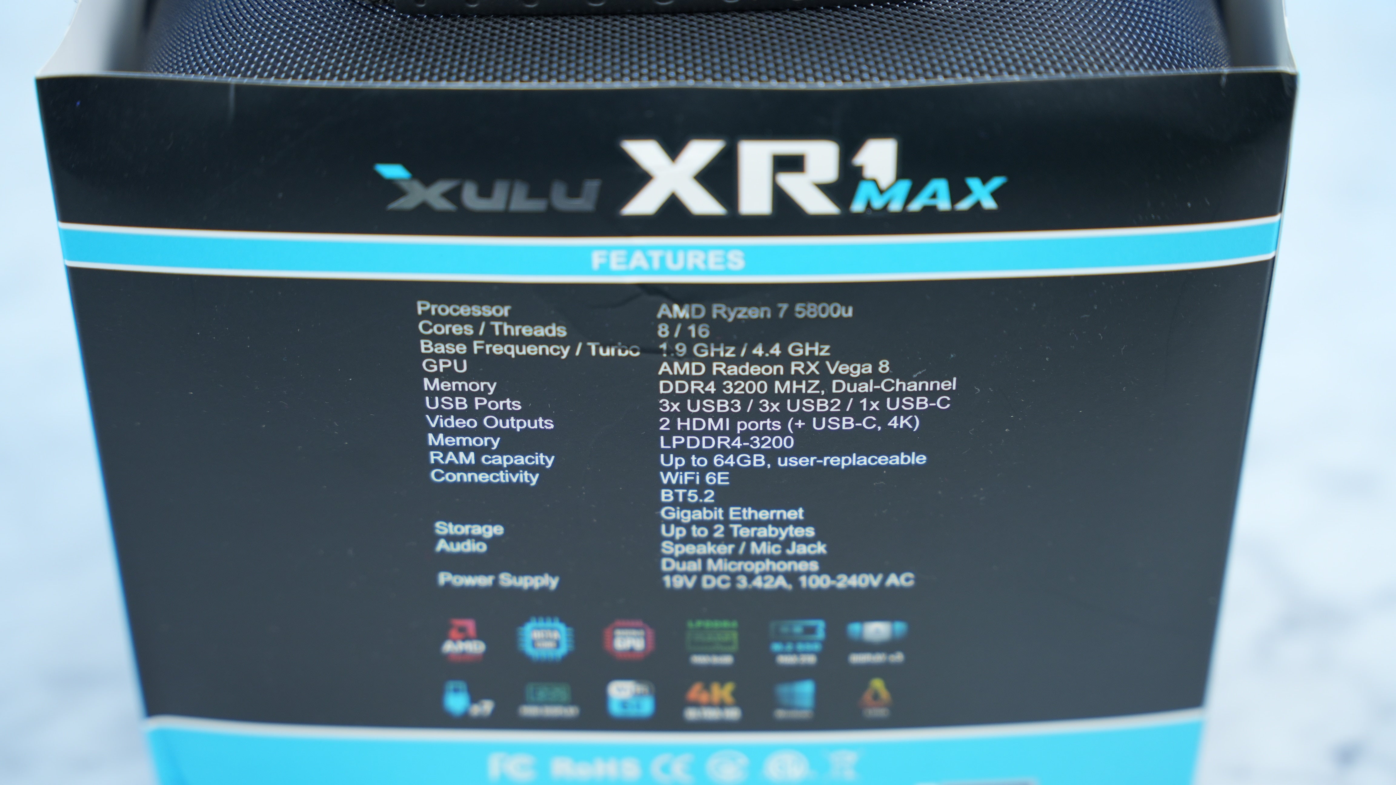 Xulu XR1 Ryzen 7 5800U Mini PC (In Stock)