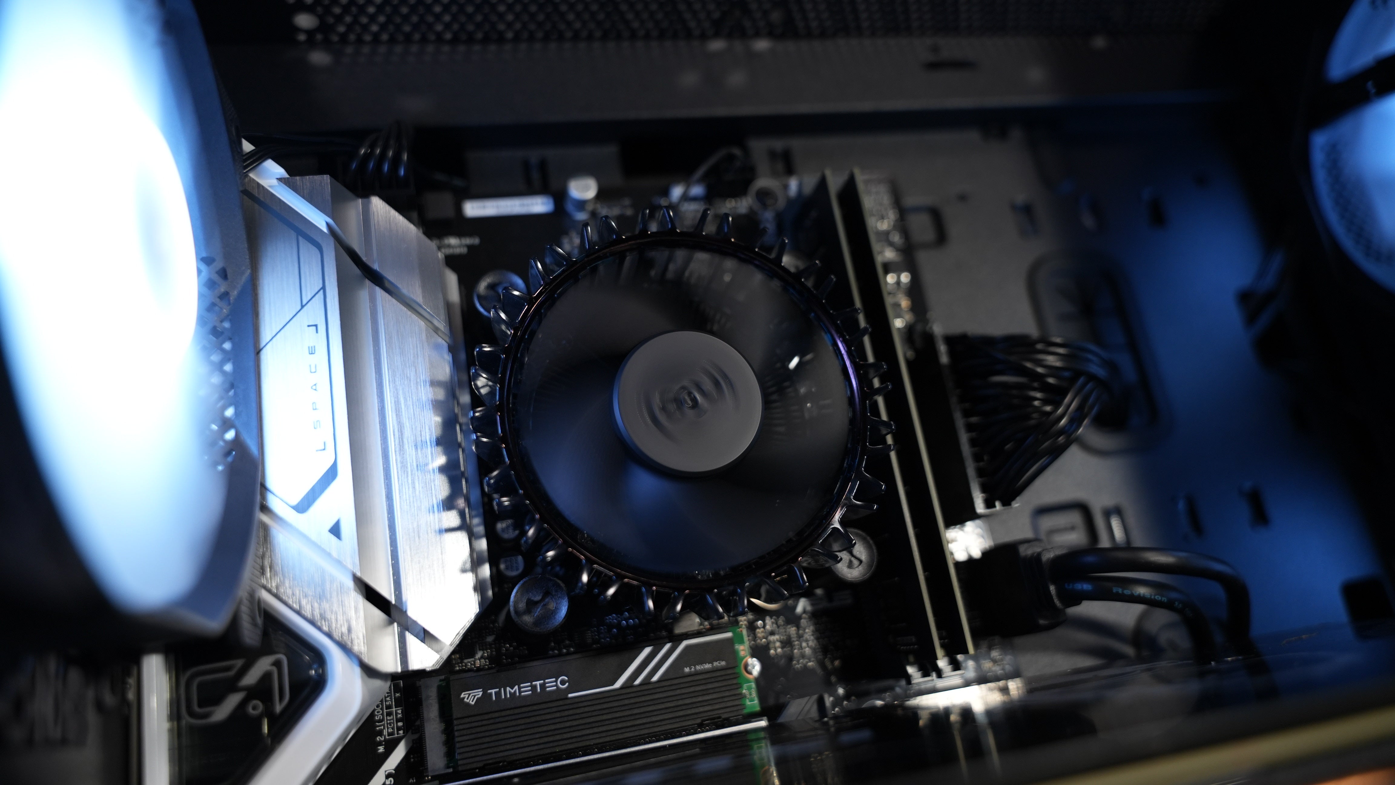 Intel i3 14100 + RTX 2070 Gaming PC