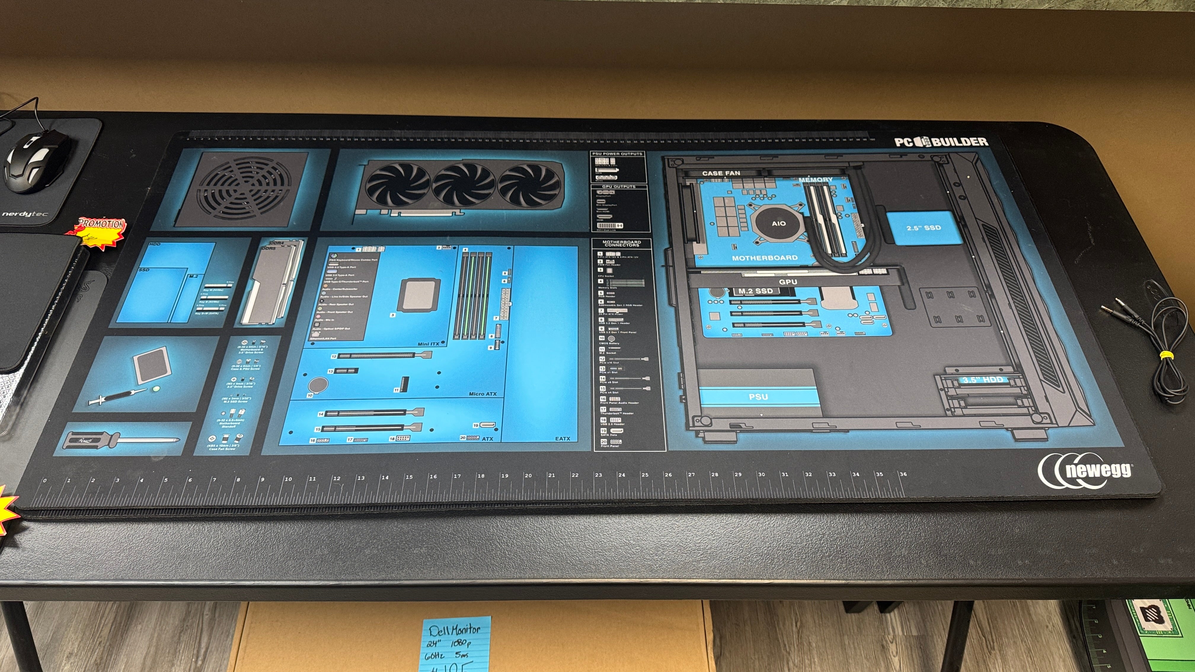 Newegg x PC Builder Mat - Extra Large Mouse Pad