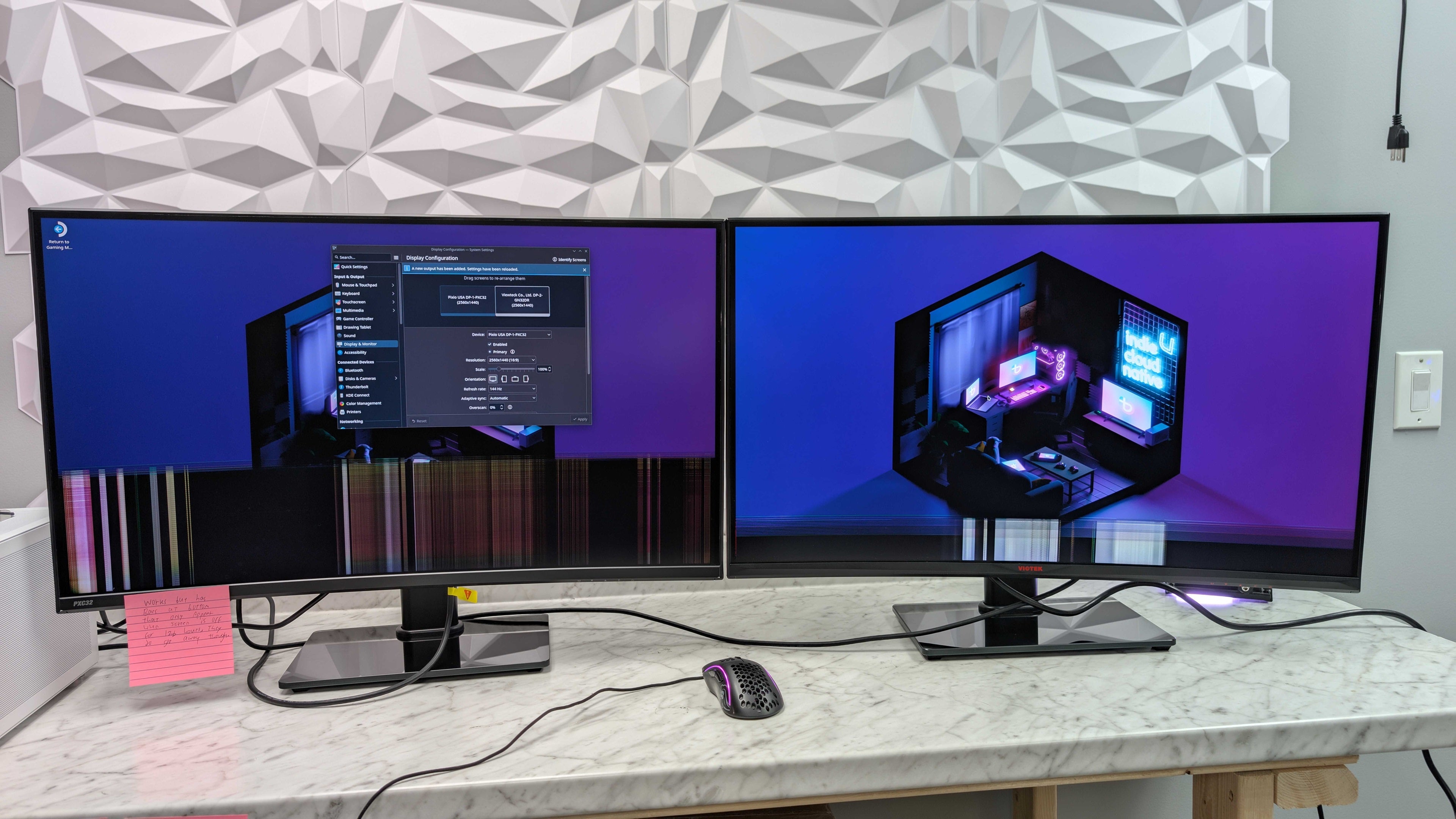 Dual 32" Curved Monitors Extra Fee (Artifact Deal)