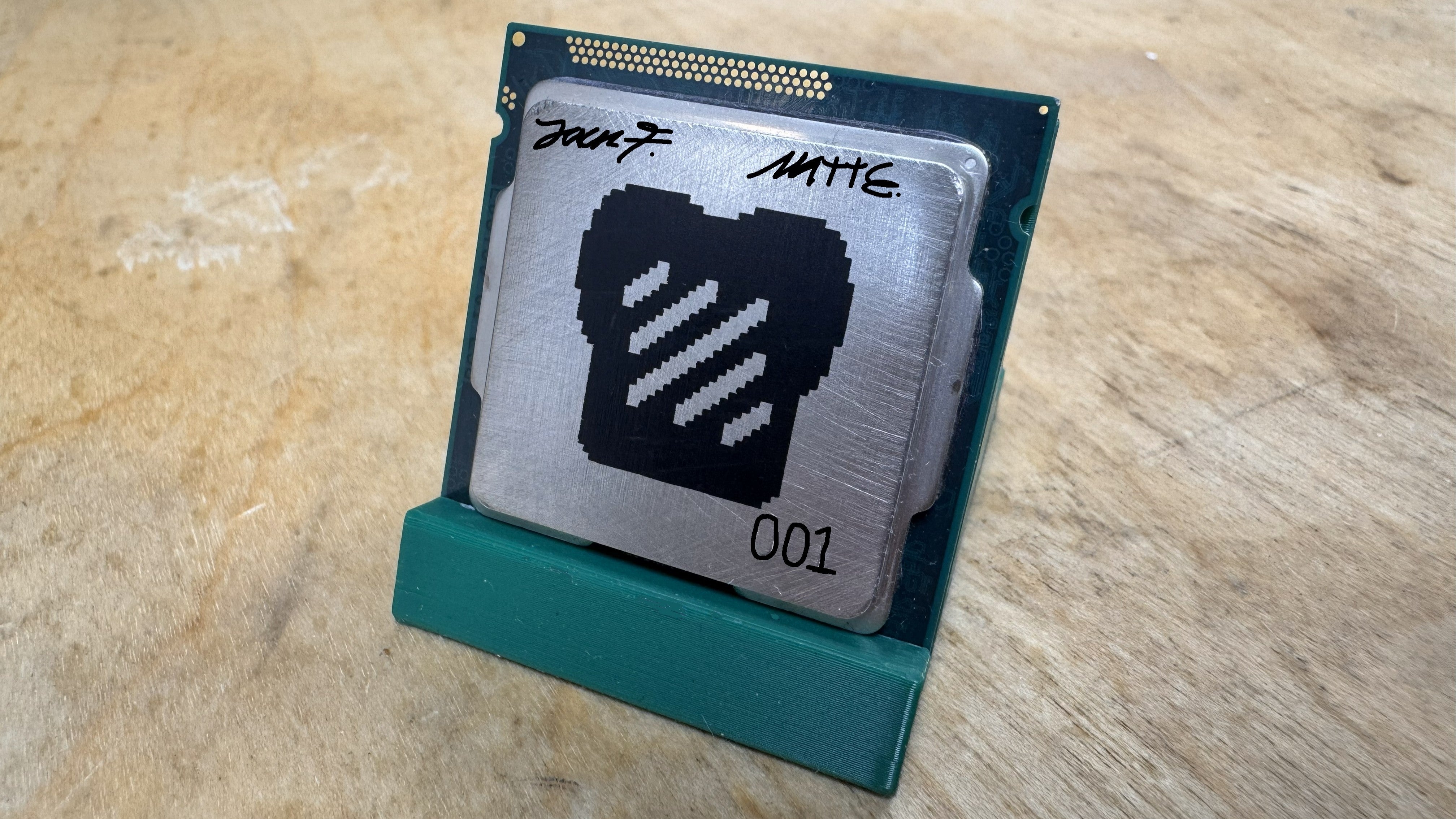 *Limited Run* Serialized & Signed CPU Desk Art