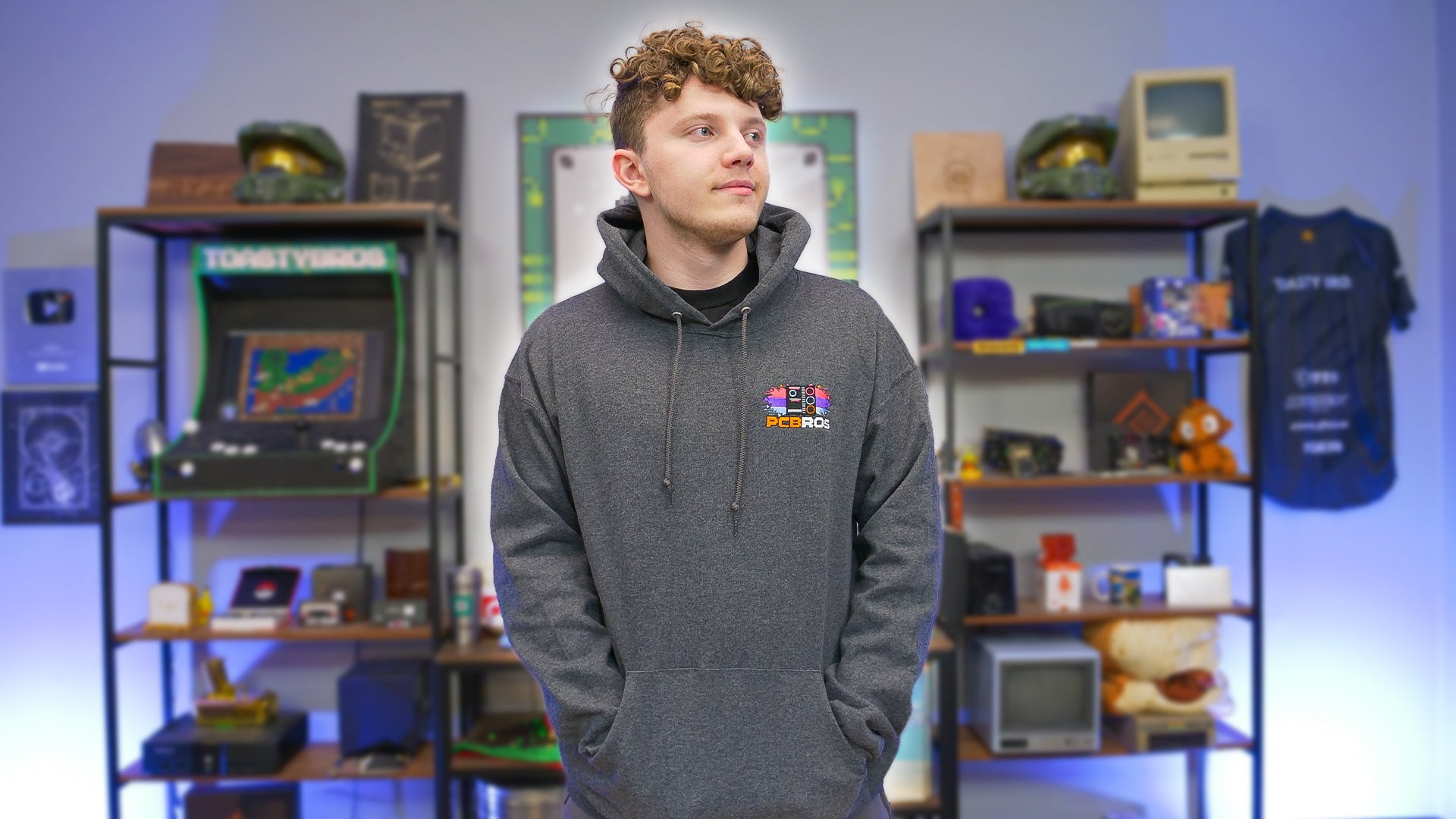 PCBros Embroidered Sports Hoodie