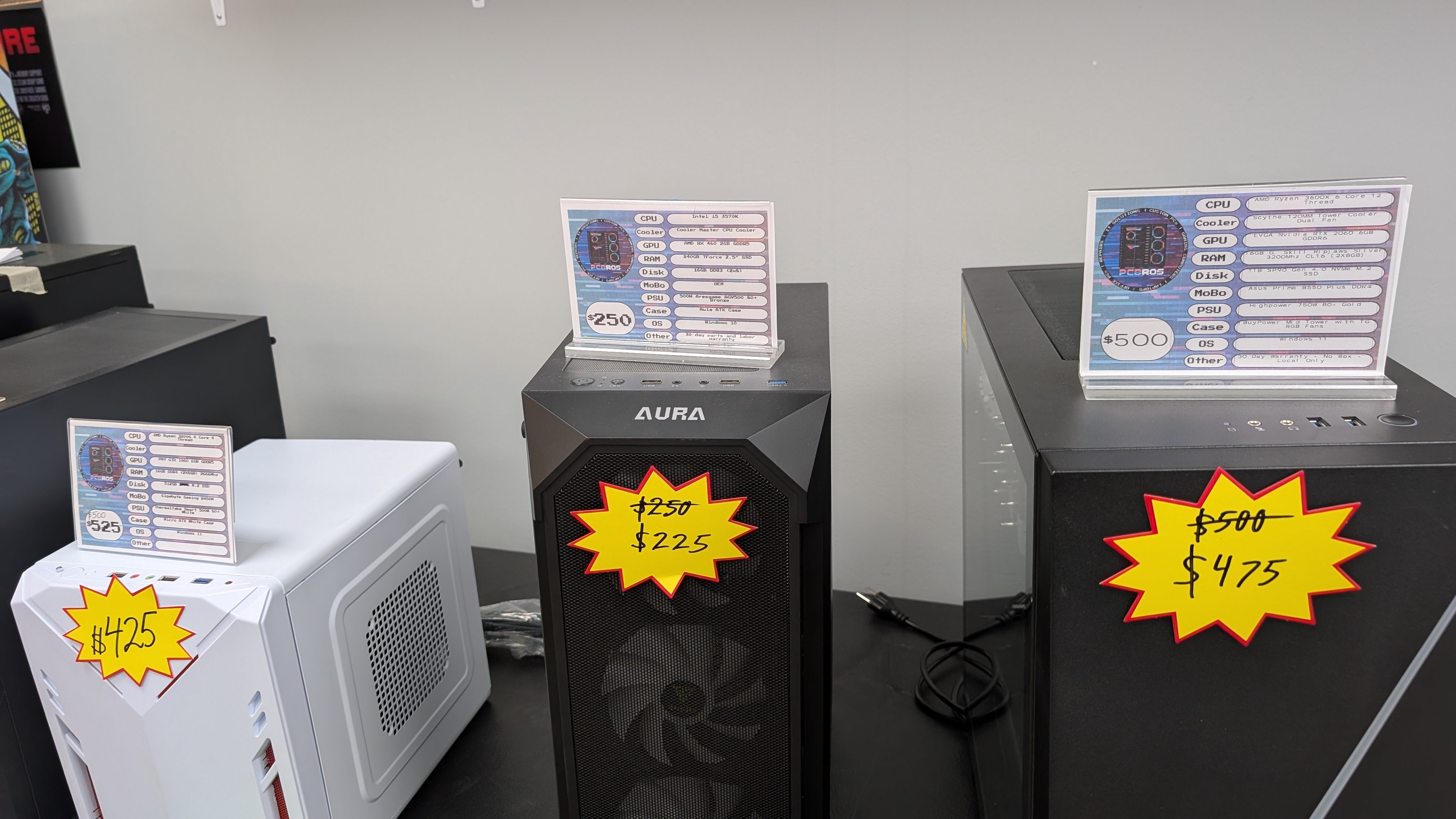Local Only Gaming PC's