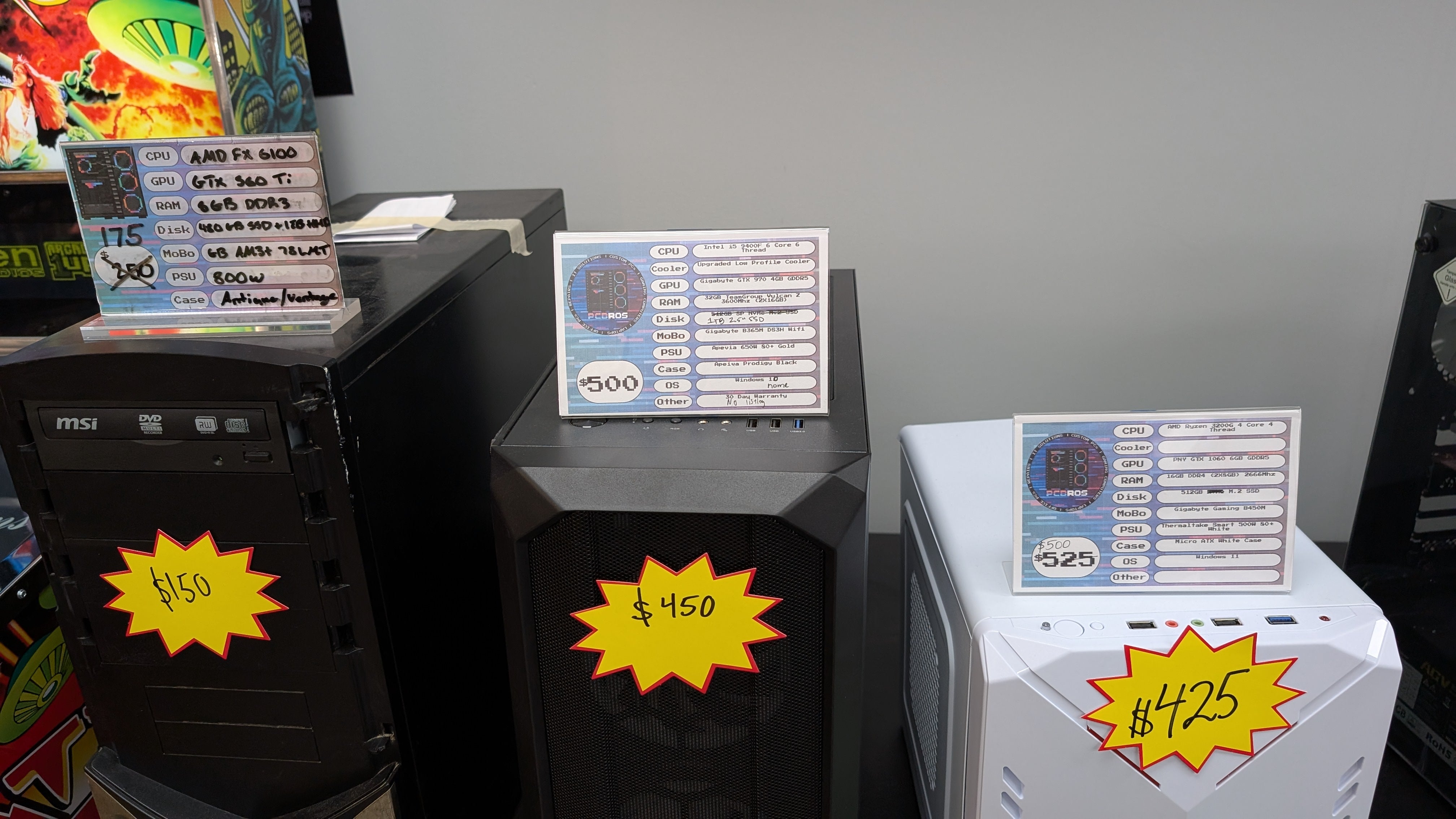 Local Only Gaming PC's