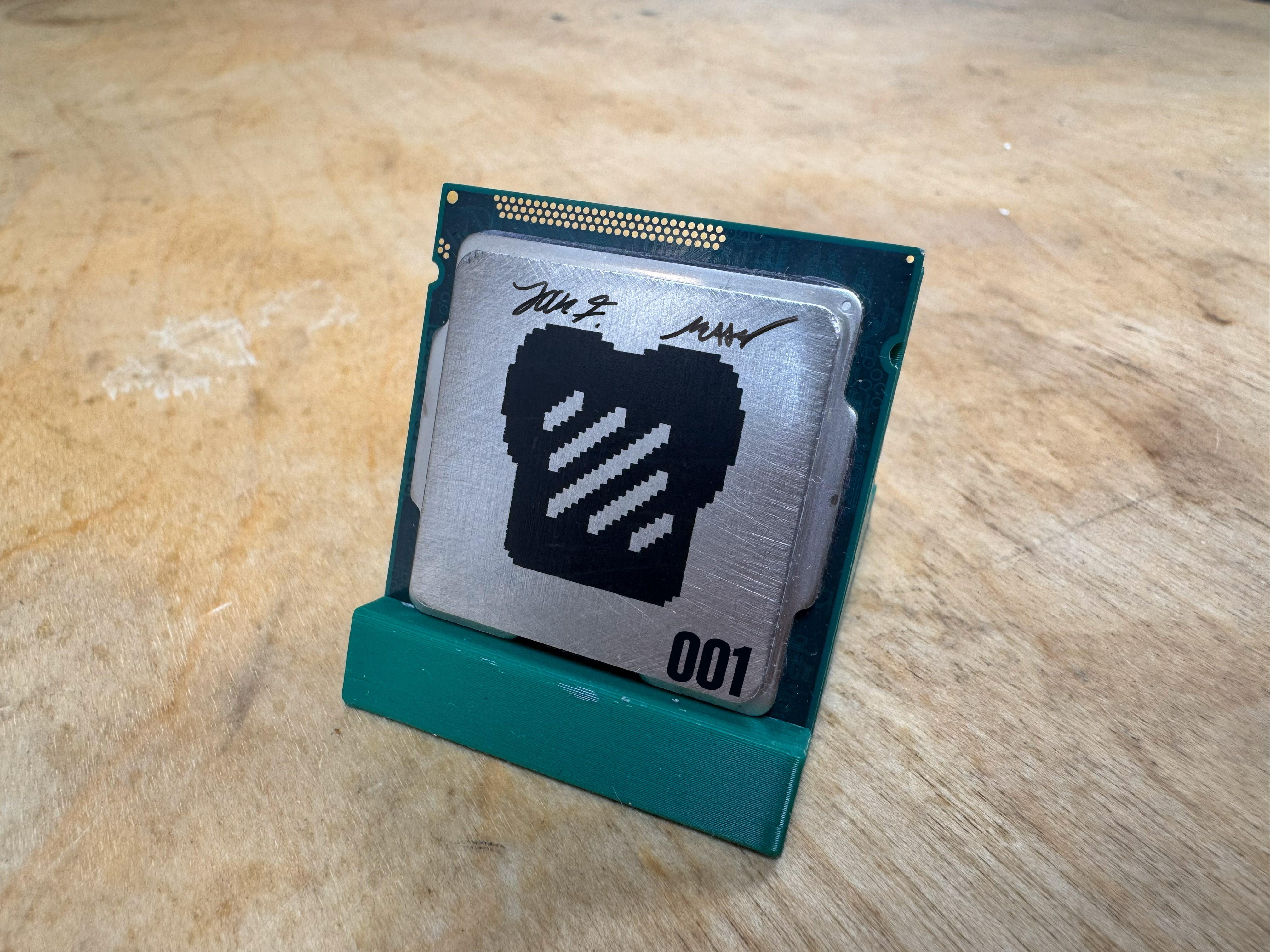 *Limited Run* Serialized & Signed CPU Desk Art