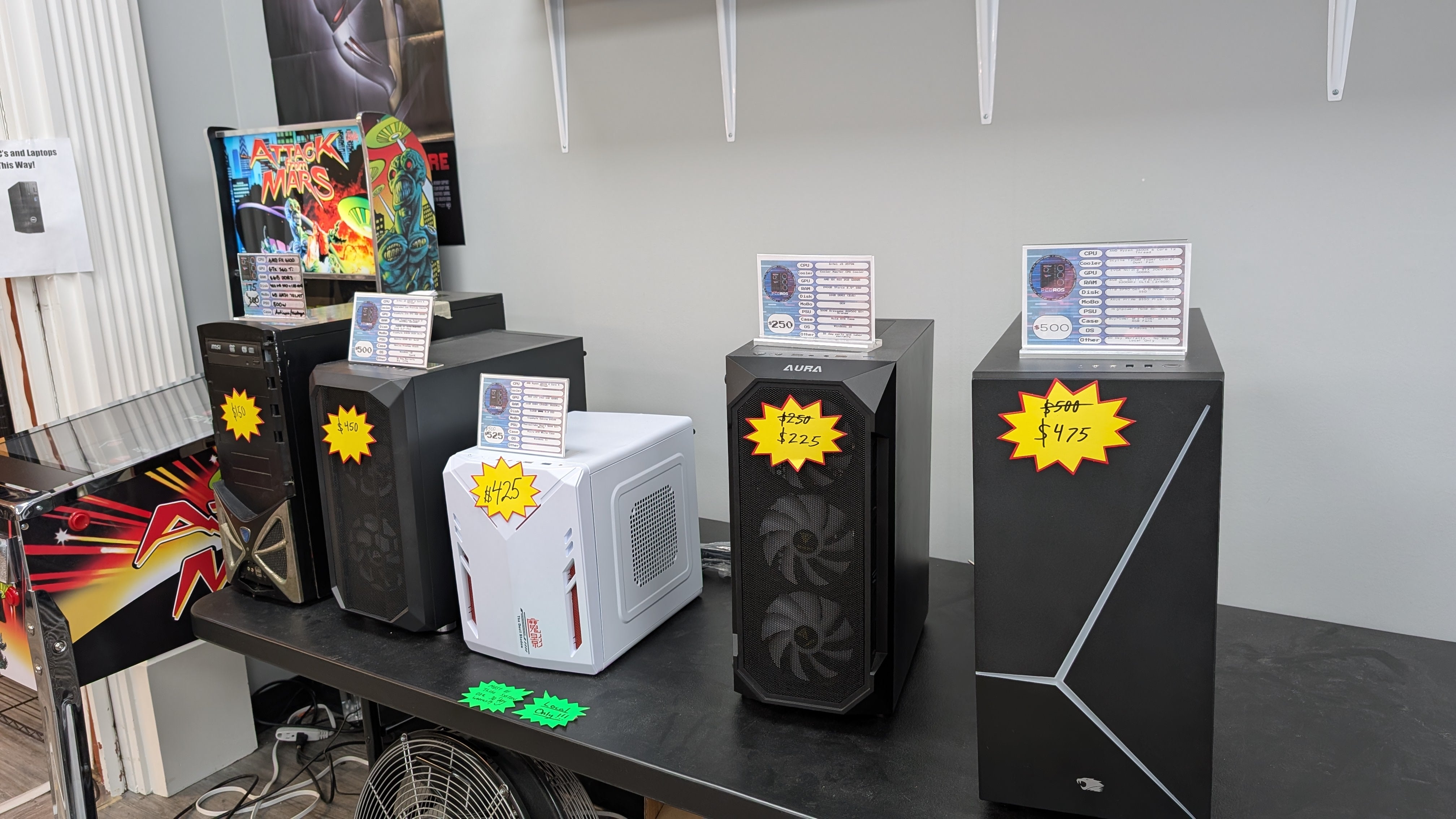 Local Only Gaming PC's