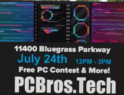 PCBros Local PC Giveaway Contest & Hangout - July 24th