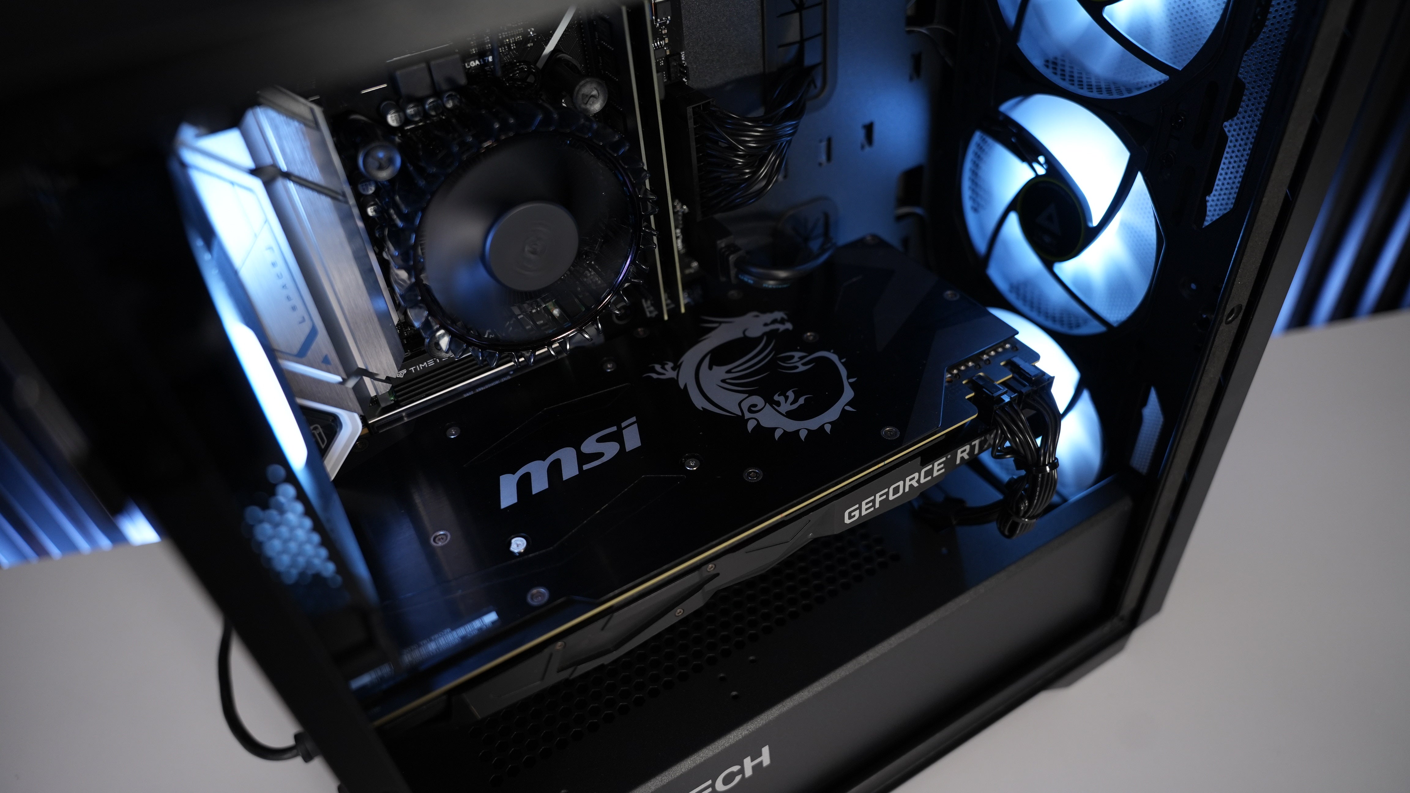 Intel i3 14100 + RTX 2070 Gaming PC