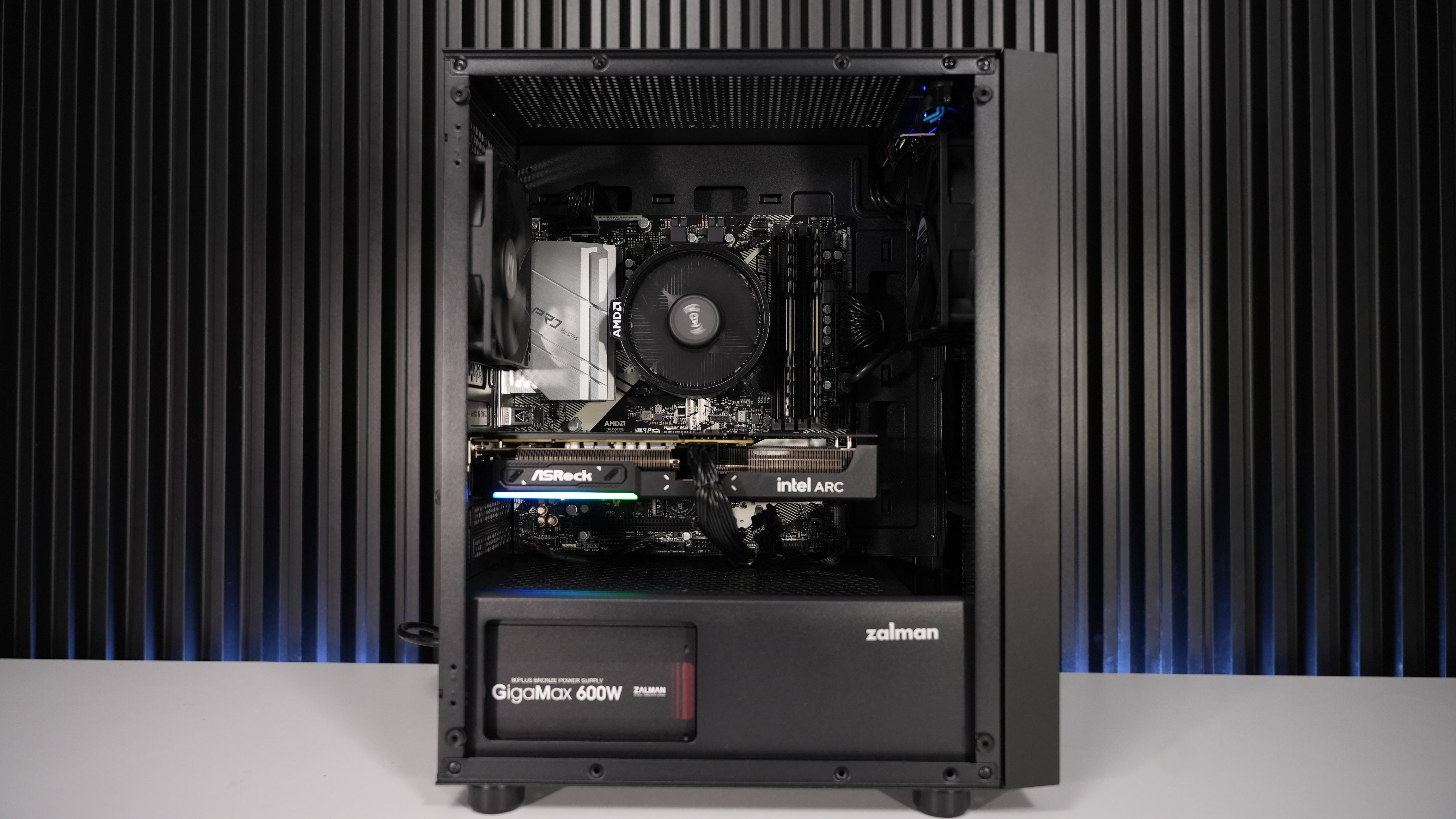 Ryzen 5 5500 + Intel Arc B570 Gaming PC
