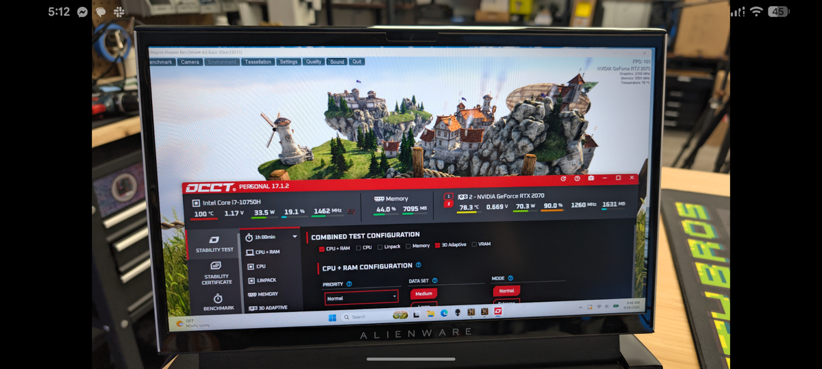 Intel i7 10750H + RTX 2070 Gaming Laptop