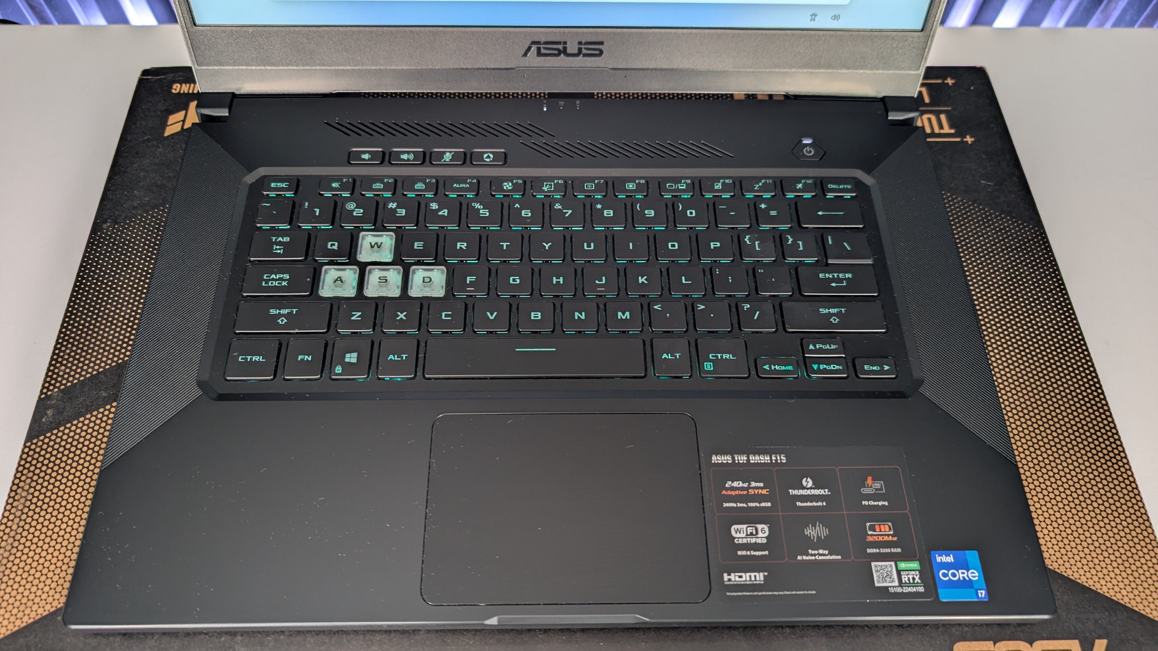 Asus TUF F15 Intel i7 11370H + RTX 3070