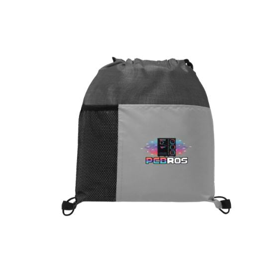 PCBros Drawstring Backpack with Bottle Holder